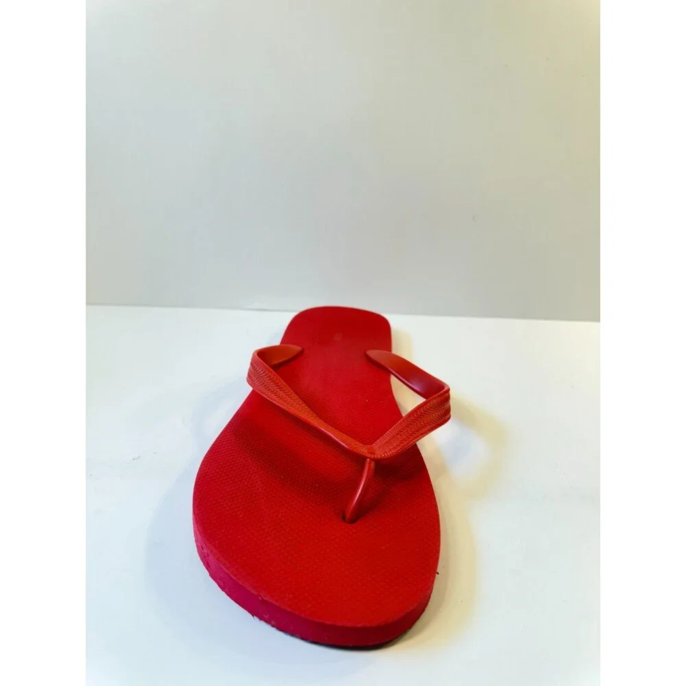 Old Navy Sandals Mens Red Flip Flops US 12-13